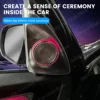 메르세데스 벤츠 2020 + W167 GLE GLS 450 LED 발광 자동차 스피커 경적, 개조된 앰비언트 라이트, 64 색 4D 회전 트위터 3