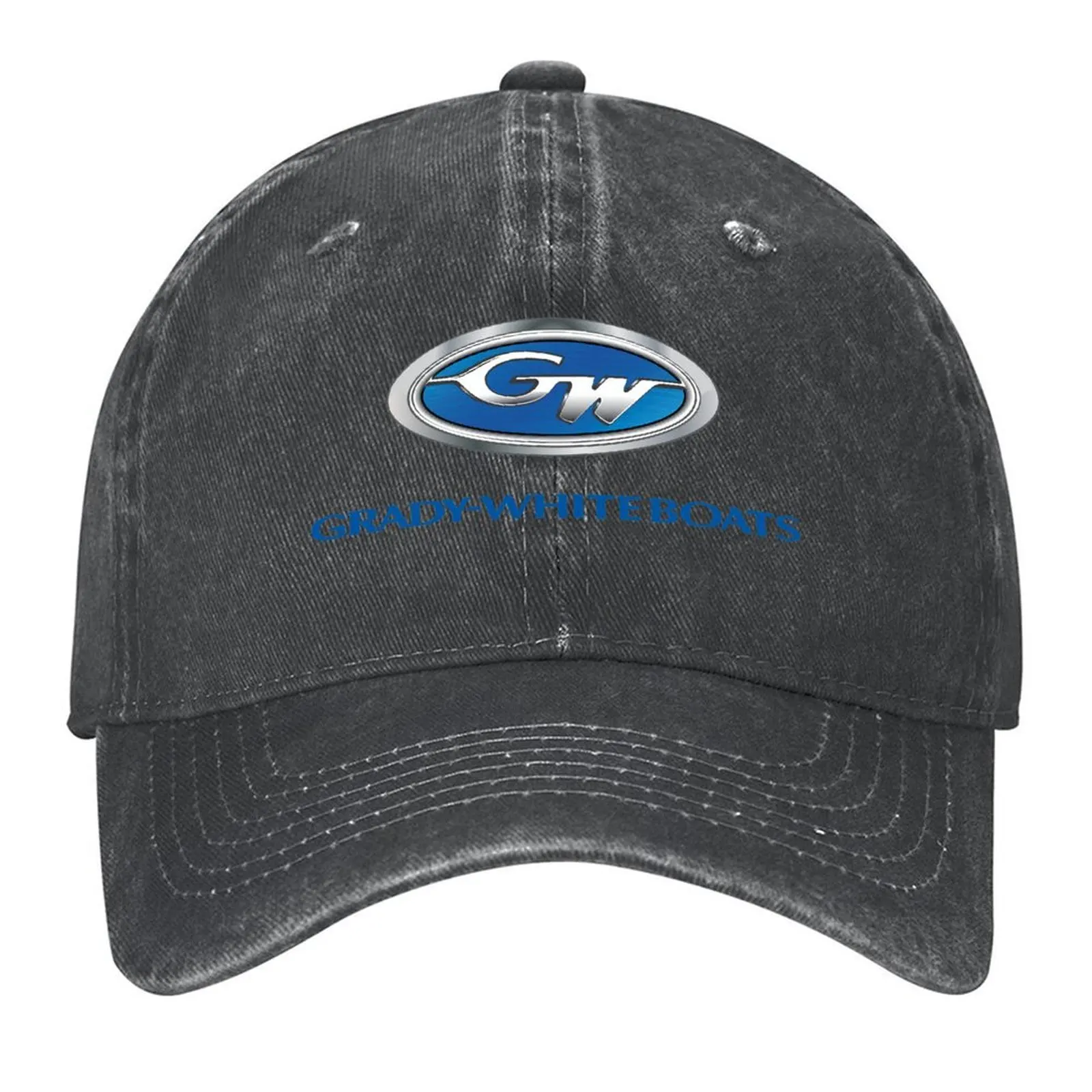 

Grady White Boat 3D Baseball Cap Rugby Ball Cap western Hat Fashion Beach Mens Tennis Women's