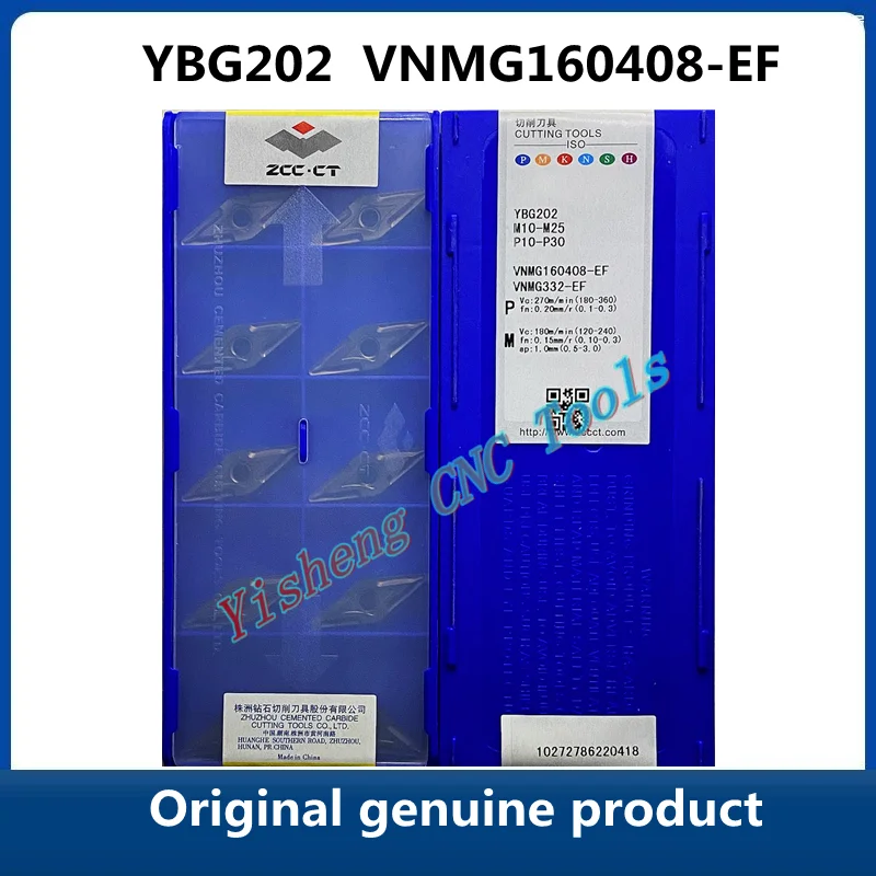 

Original genuine product ZCC CT YBG205 VNMG160408-EF YBG202 CNC Turning Tool Lathe Cutter Tools