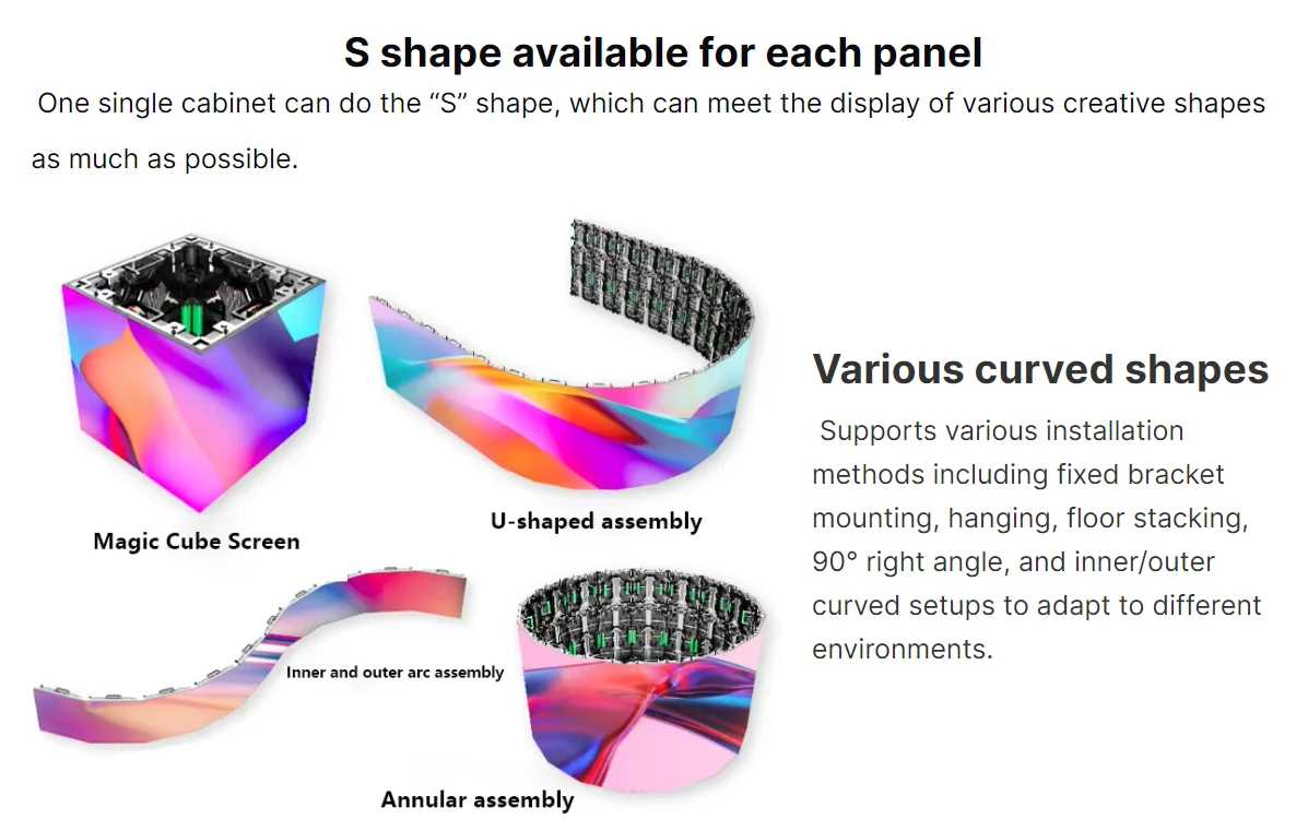 High Performance Led Video Wall Screen P2.9 P3.91 P4.81 Indoor Outdoor Stage Rental Led Display Screen