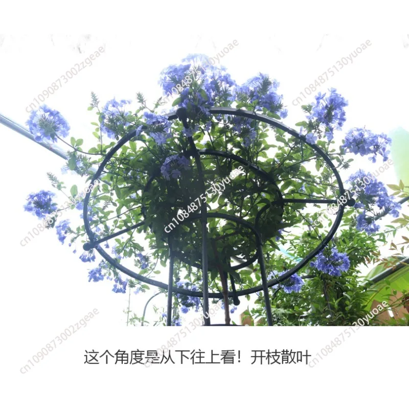 90-210cm Umbrella Shaped Flower Stand,Rose Vines Plants Climbing Trellis,Outdoor Assembled  Plant Support Trellis Garden Decor
