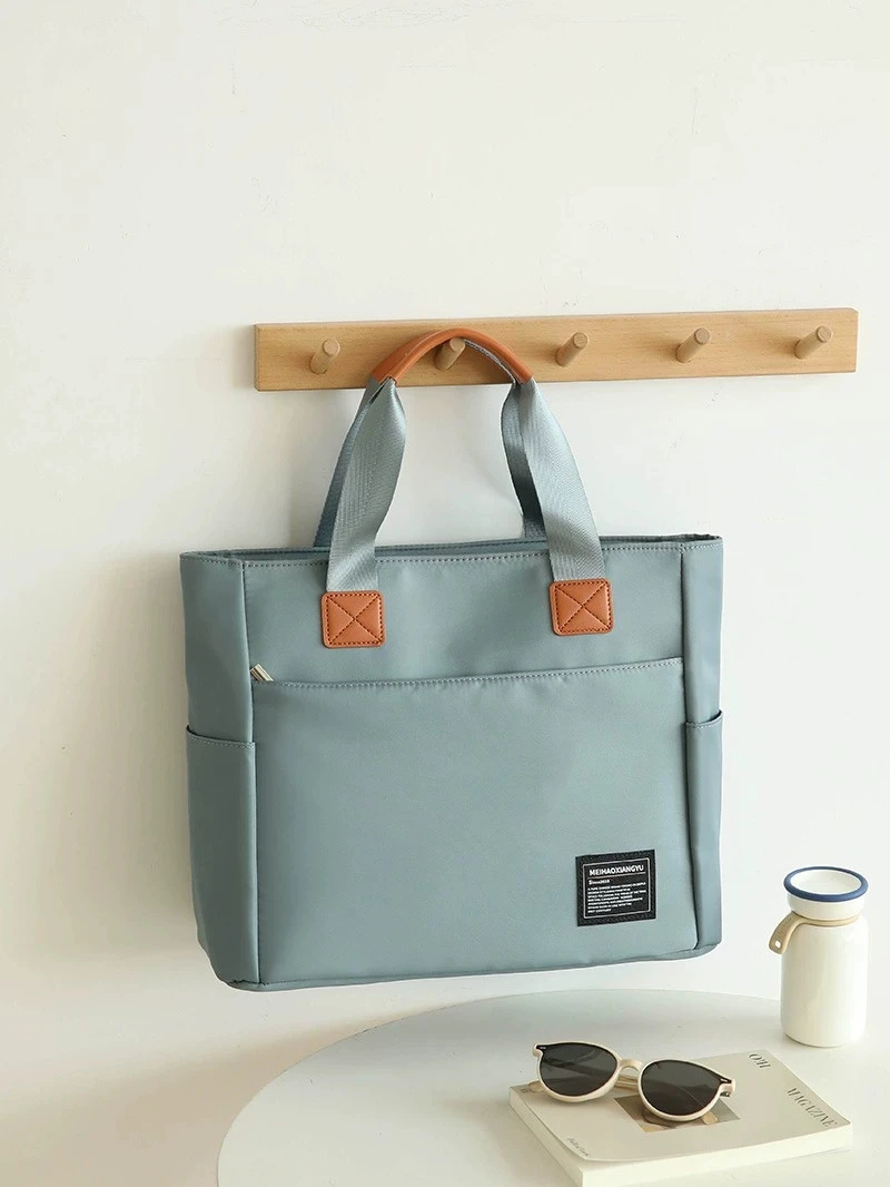 Oxford cloth briefcase women's commuting finance accounting horizontal edition tote bag laptop handbag business