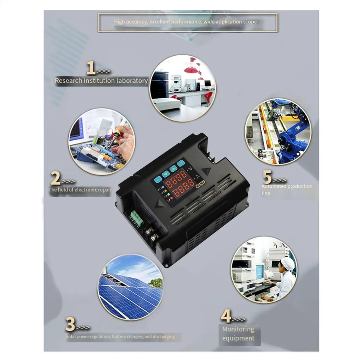 T1370C- DPM8624-485 60V 24A DC-DC Step-Down Power Supply, Constant Voltage and Current LCD Voltmeter Voltage Converter HOT