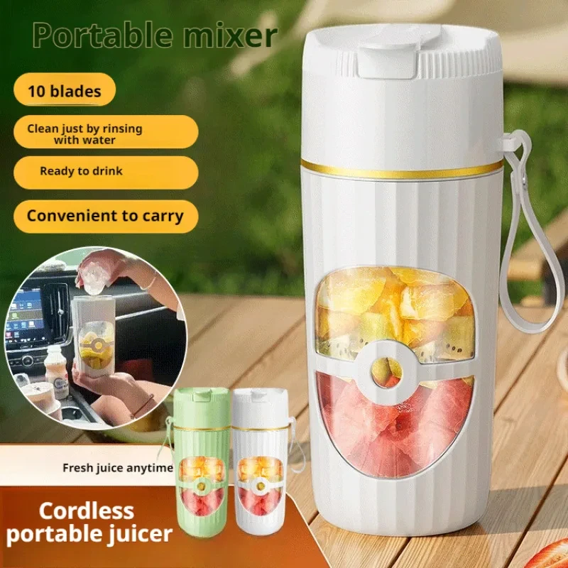 

Small Electric Juice Cup Home Portable Wireless Multifunction Juice Extractor Rechargeable Juicer Electric Portable Blender