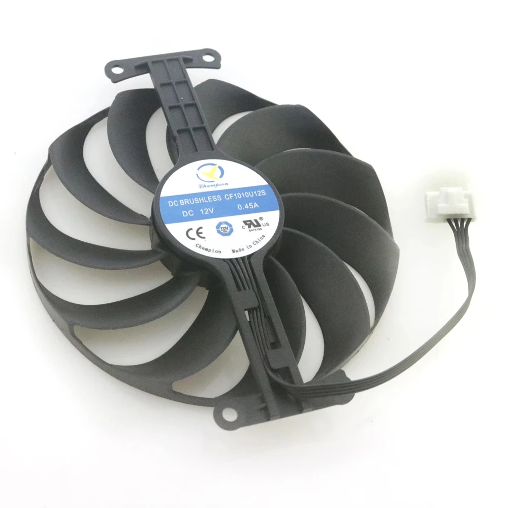 CF1010U12D DC12V 0.45A 95mm 6Pin 4Wire For ASUS RTX3060 PHOENIX ITX Graphics Card Cooling Fan