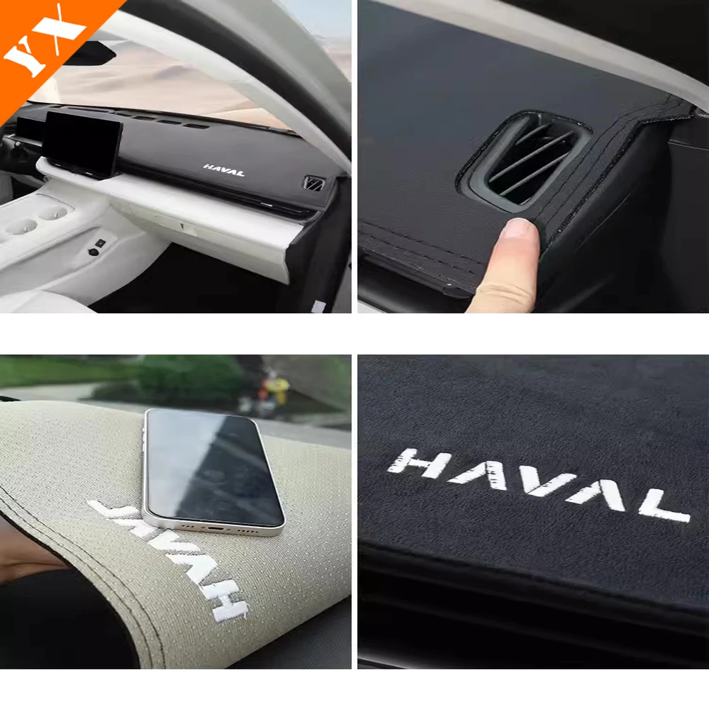 For haval h6 great wall Accessories 2024 Car Dashboard Decor Mat Dustproof Reflective Mat Cover Sunscreen Pad Garnish