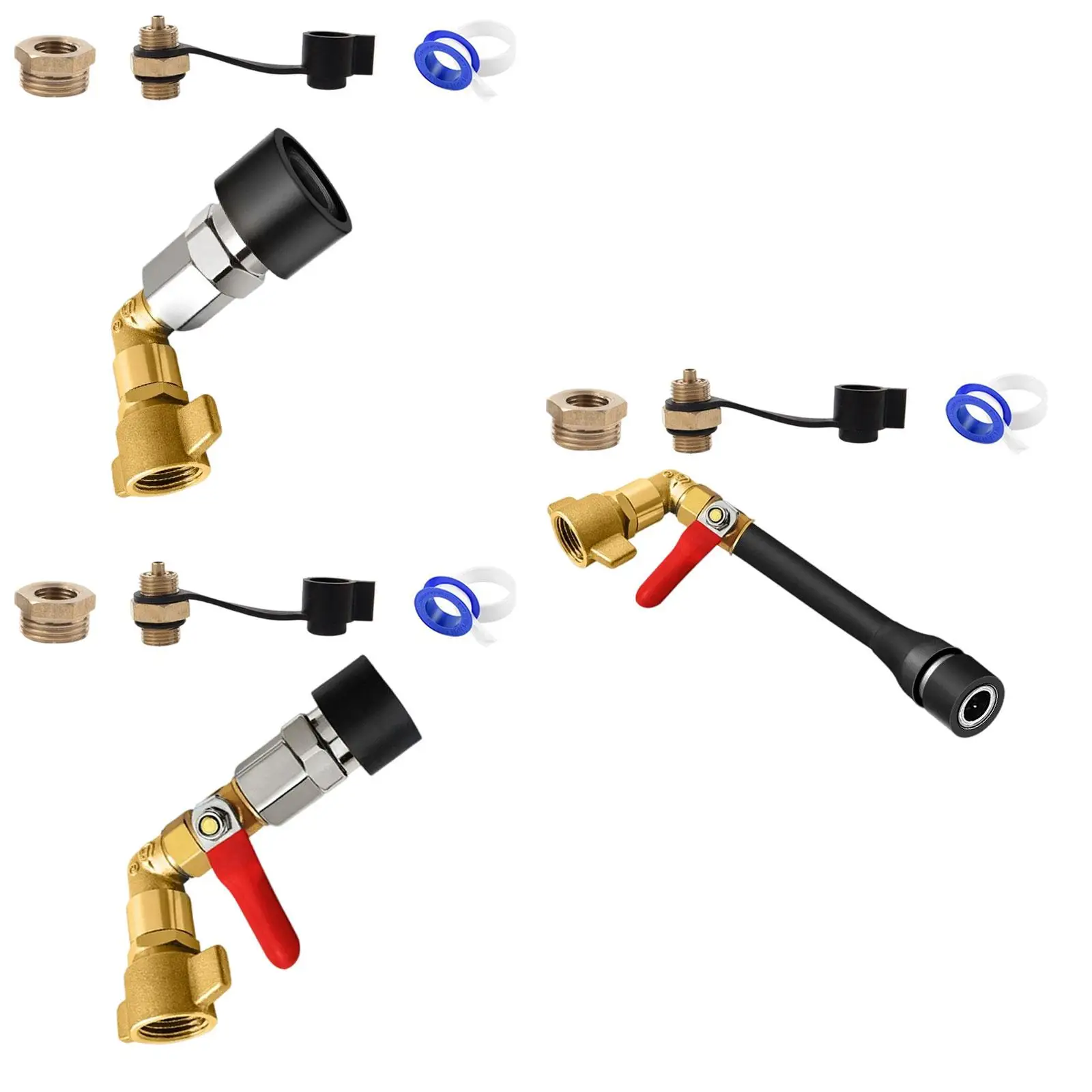 شاحنة خزان الهواء مدخل طقم توصيل مستقر المحمولة SP20 أنثى ميناء تركيبات خزان الهواء محول M16x1.5 محول الموضوع