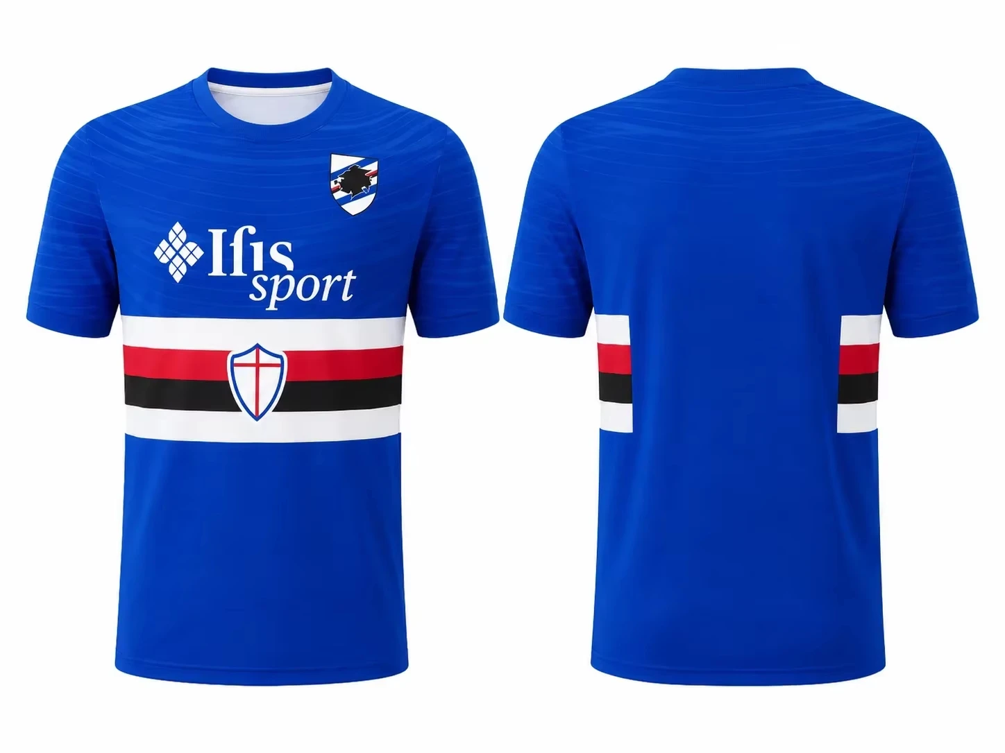 2026 new Best-Seller Trending Two Styles Sampdoria Soccer Jersey Short Sleeve T-Shirt, Sports Enthusiasts Daily Wear Item
