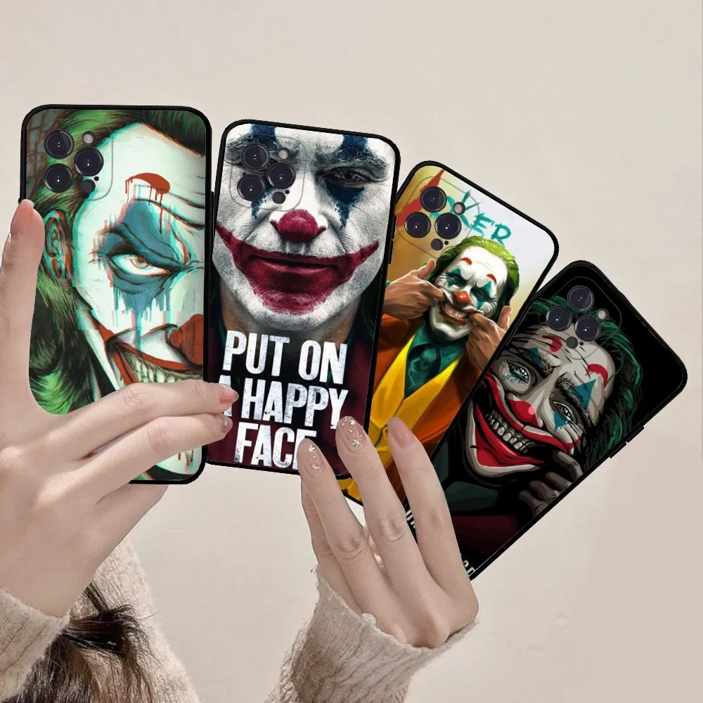 

J-Joker Silicone Soft for iphone 16 15 14 13 12 11 Pro Mini XS MAX Plus X Cover