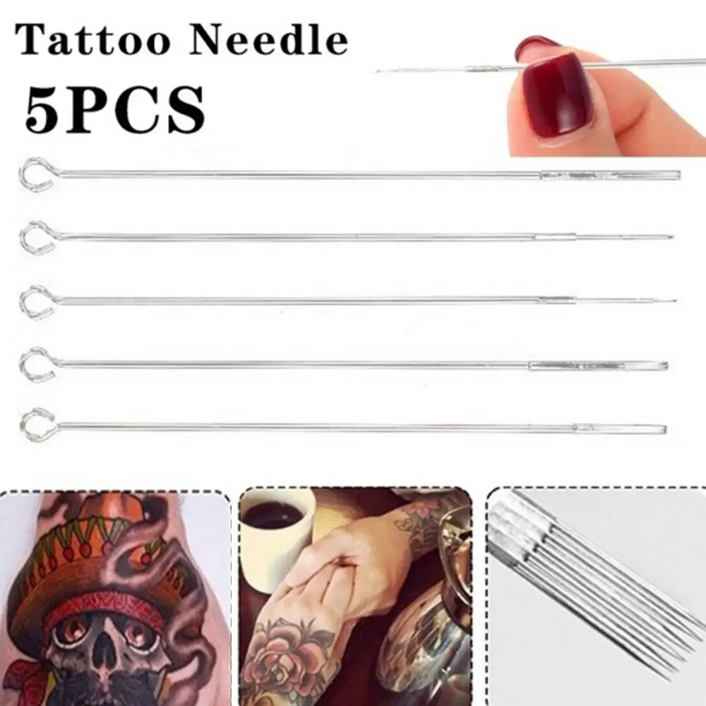 Permanent Sterilized Professional Stainless Steel Tattoo Needles Beauty Needles Tattoo Shader Tattoo Accessories
