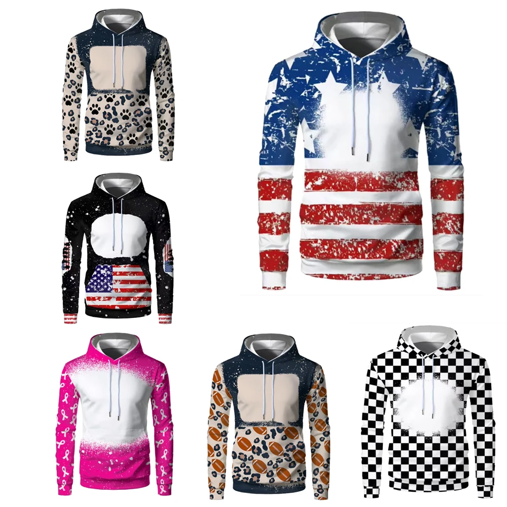 High-Quality Fashion Sublimation Blank Casual Hoodies Autumn Pullover Tops for Women And Men Custom Logo Gift Blank Clothing