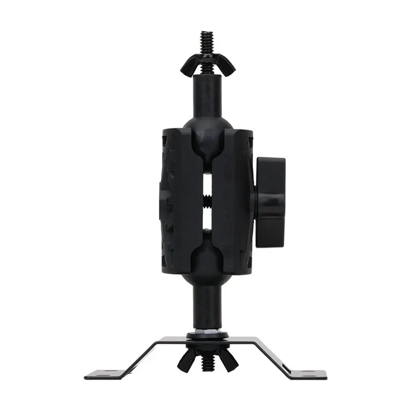 Y45A-CS16 Trail For Camera Mounting Bracket 360 Degree Rotating Adjustable Holder With 1/4 Inch Threaded Insert Double Ball Head