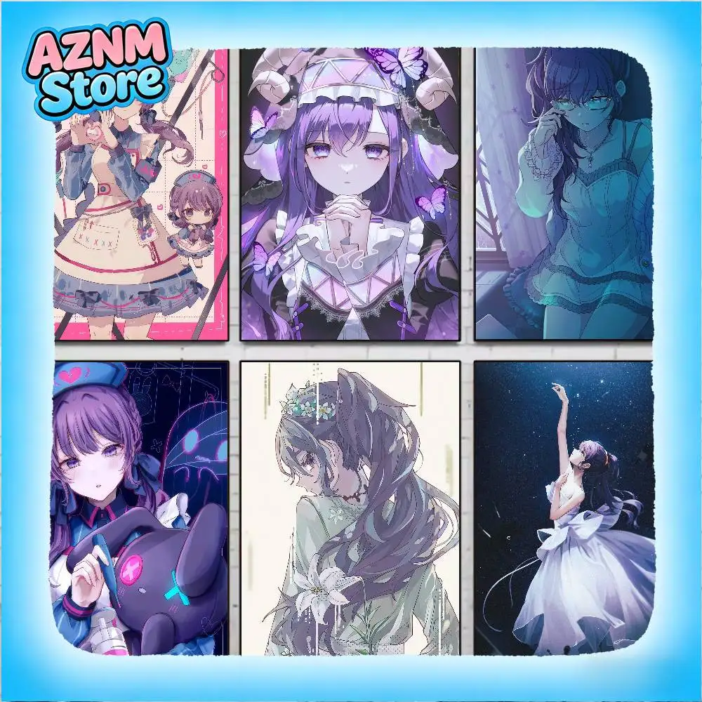 Asahina Mafuyu Music Game Project Sekai Cute Canvas Painting Wall Art Home Decor Room Decor Digital Painting Living Room Rest