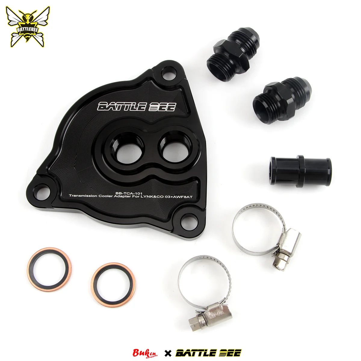2026 Hot BB-TCA-101 Gear Box Transmission Cooler Adapter Base Plate Sandwich Hot Sale for Lynk&Co 03+ Awf8 8At New Condition