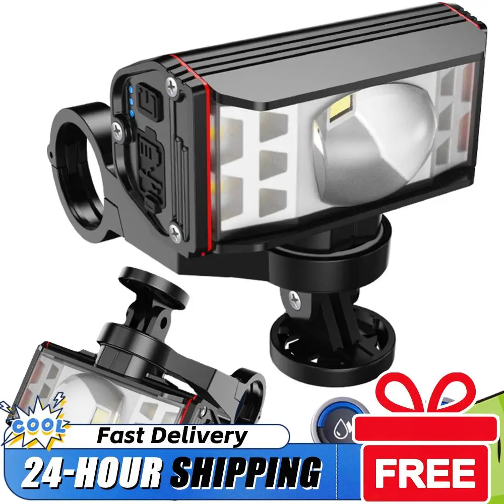 

Светодиодный передний фонарь для велосипеда, суперяркий, водонепроницаемый, для ночной езды и велопрогулок на открытом воздухе