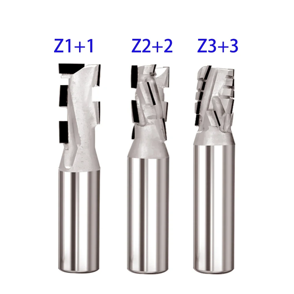 Vsharp Diamond Compression Spiral Milling Cutter PCD Corn End Mill Engraving Slotting CNC Tool for Silicate Board MDF Solid Wood