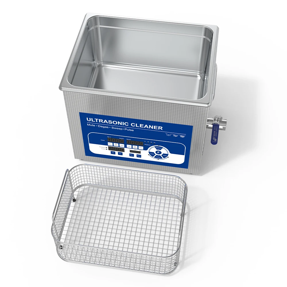 10L Ultrasonic Cleaner 400W Digital Machine with 4 Frequencies for Dental, Lab, and Medical Equipment Cleaning