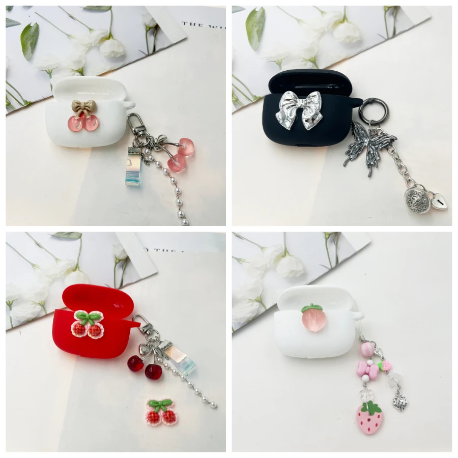 fashion case For SoundPEATS Air 6 HS /Air5 Lite / Air5 Pro Plus /Air4/4Lite /Air 4 pro /Engine 4 Silicone Earphone cover