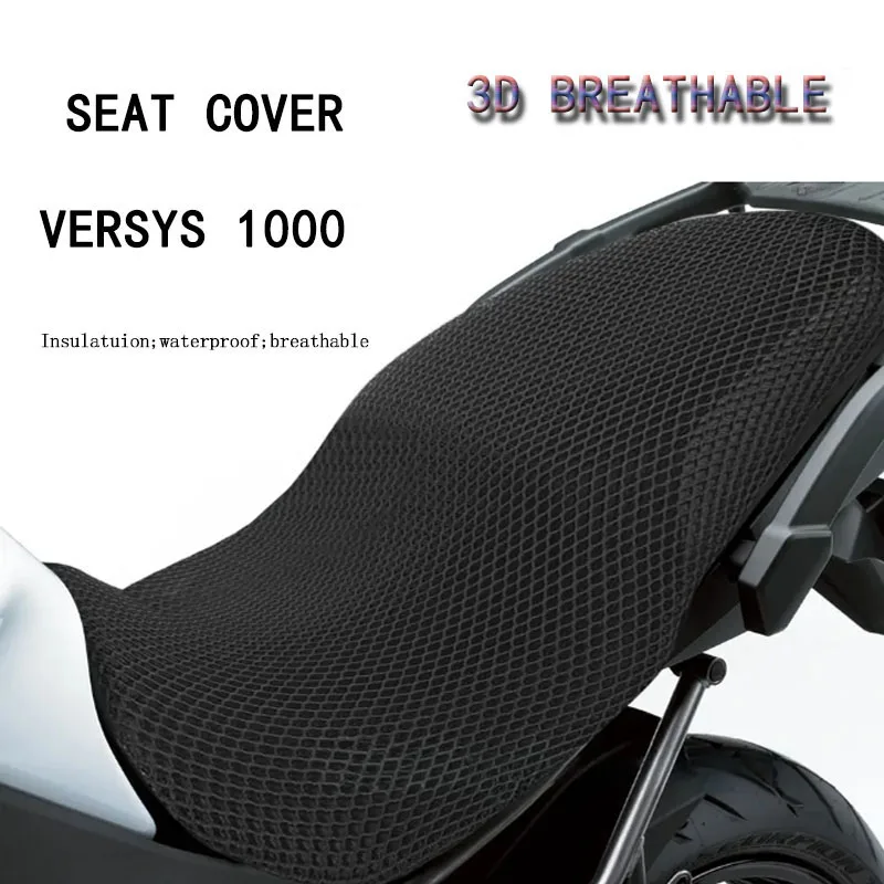 

Motorcycle Protecting Cushion Seat Cover For Kawasaki Versys 1000 ABS 1000SE Versys1000 Fabric Saddle Seat Cover Accessories