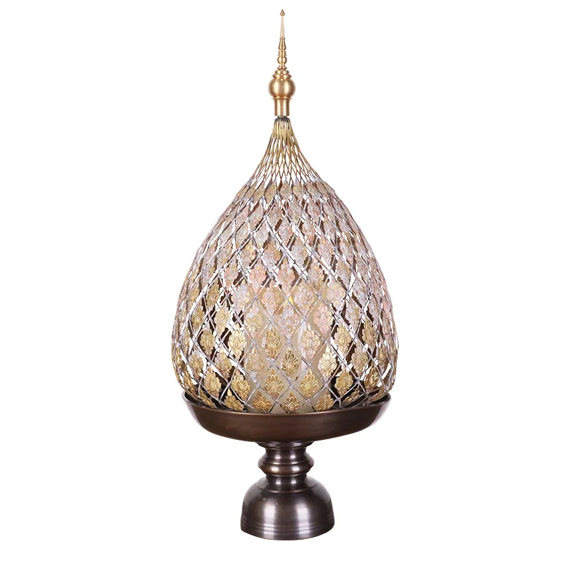 

South East Asia style decoration, Thailand imported candlestick ornament, living room Thai spa massage shop decoration