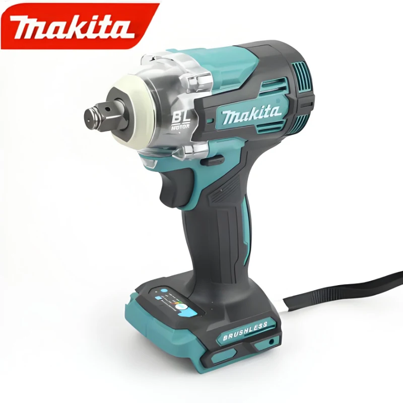 

Makita TW004G 630N.m Brushless Screwdriver Machine Cordless Electric Screwdriver Rechargable Drill Driver