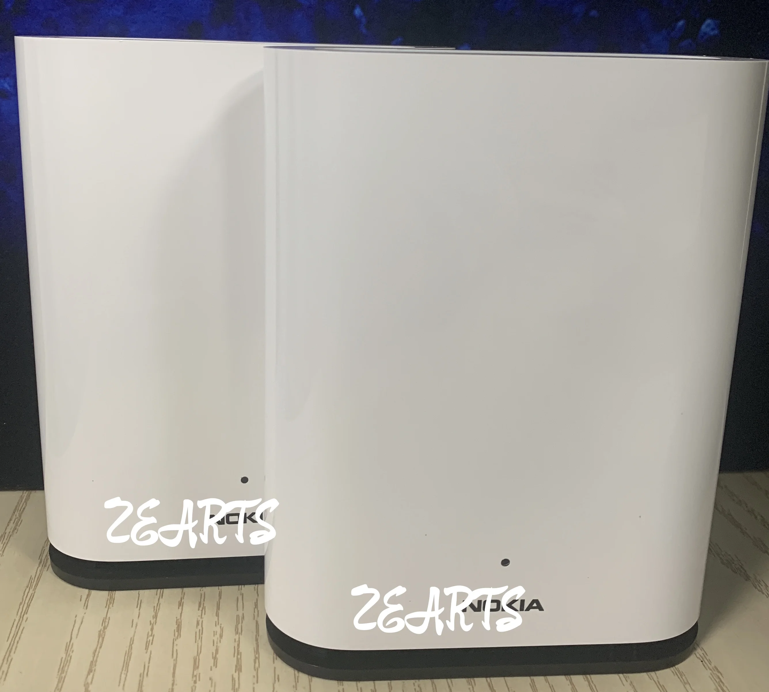 ZEARTS Nokia WiFi Beacon 1 Mesh Router System AC1200 Single Unit Brand （used 98%new 2pcs）