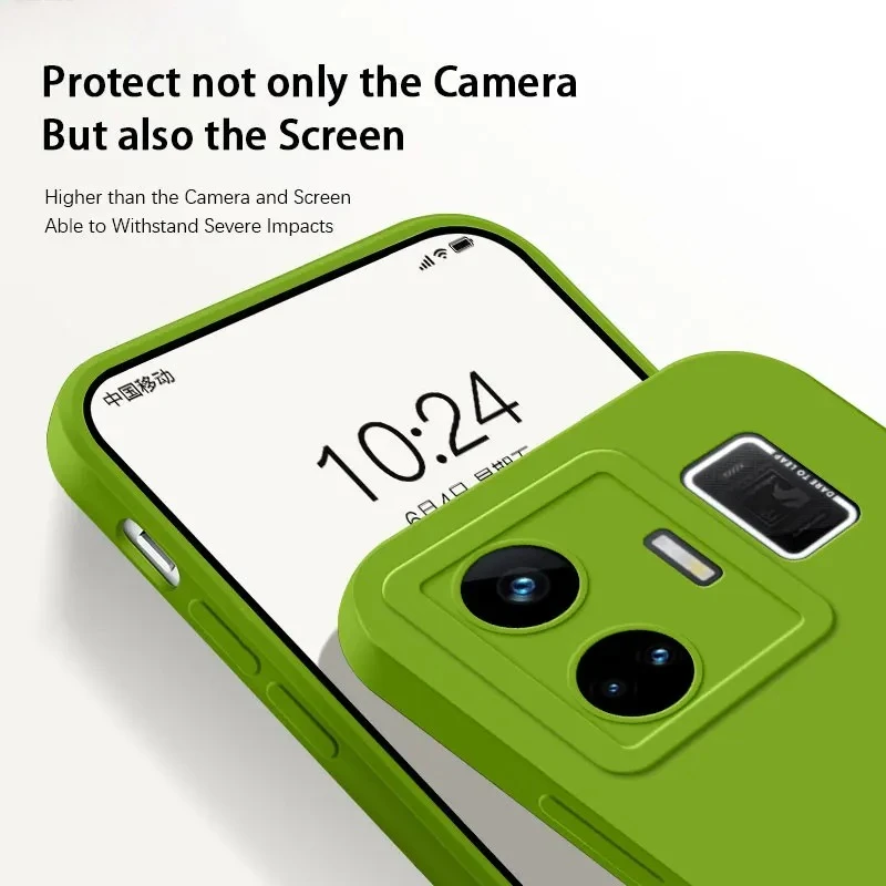 الأصلي عيون الملاك السائل غطاء من السيليكون ل Realme GT3 GT 3 Neo5 Neo 5 240 واط لينة الهاتف الغطاء الخلفي 360 الإسكان الواقي