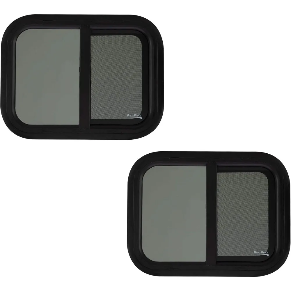 استبدال نافذة RV ذات الشريحة الأفقية، 20 عرضًا × 15 مرتفعًا، نمط دمعة، يتضمن زخارف 1.5 لنفذين #1