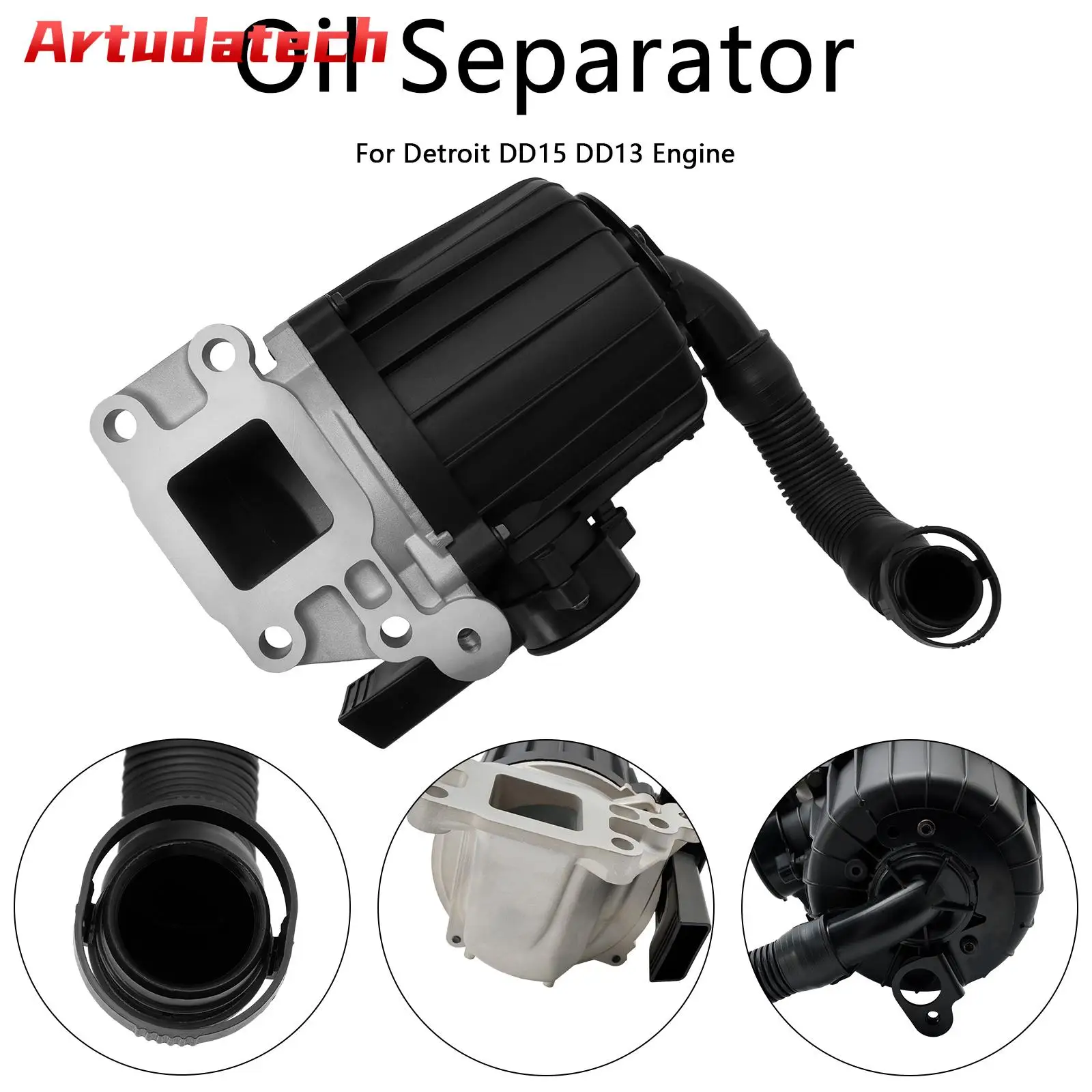 Artudatech Oil Separator Crankcase Ventilation Separator A4720107662 Fit Detroit DD13 DD15 Car Accessories