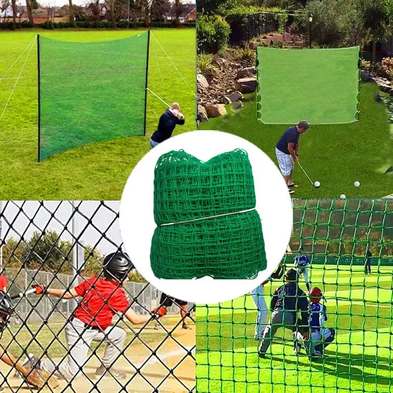 Red de práctica de Golf resistente para patio trasero, Red de conducción suave verde/negra, Red de Softball portátil para patio trasero