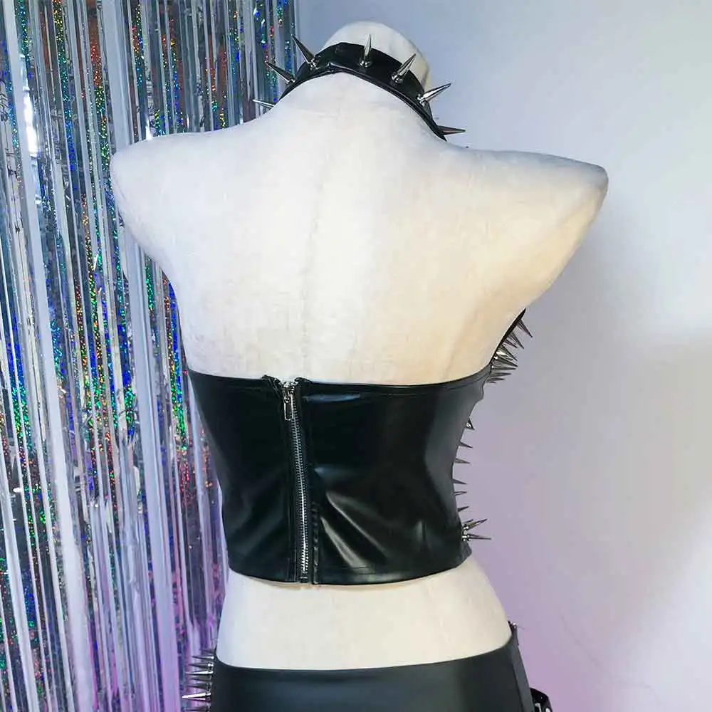 E-Girls 90s Street Wear Emo Grunge Punk Rock Hand Made Vintage Gothic Tank Eco Teen Harajuku Digital Goth Y2K TOPS DIY Kawaii