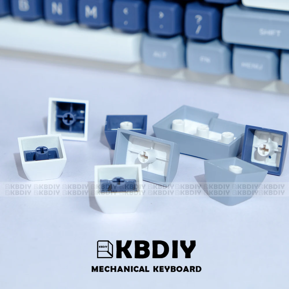 KBDiy-GMK Pesca Keycap, Perfil SA, PBT Double Shot Key Cap, ISO Digite 7U Barra de Espaço, Kit Teclado Mecânico DIY personalizado