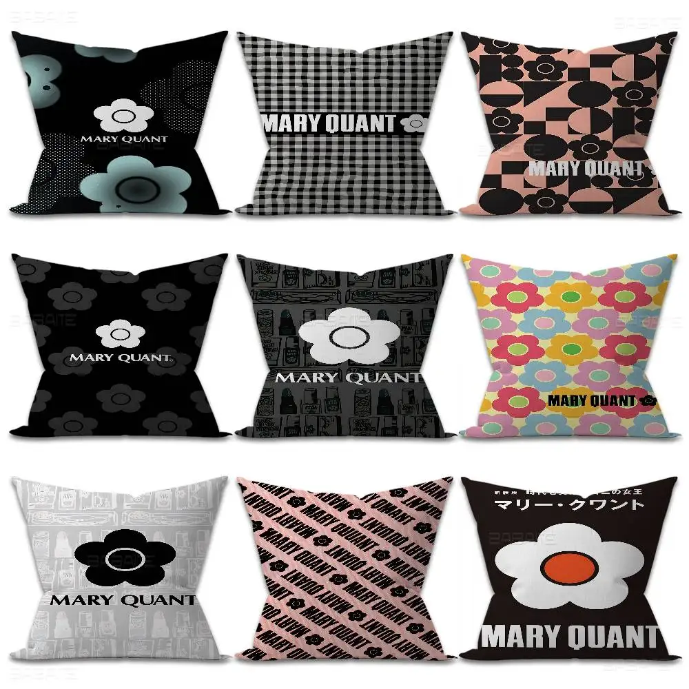Fashion M-Mary-Q-Quants Personalized Picture Text Home Decorative Pillows Household Gifts 45x45cm