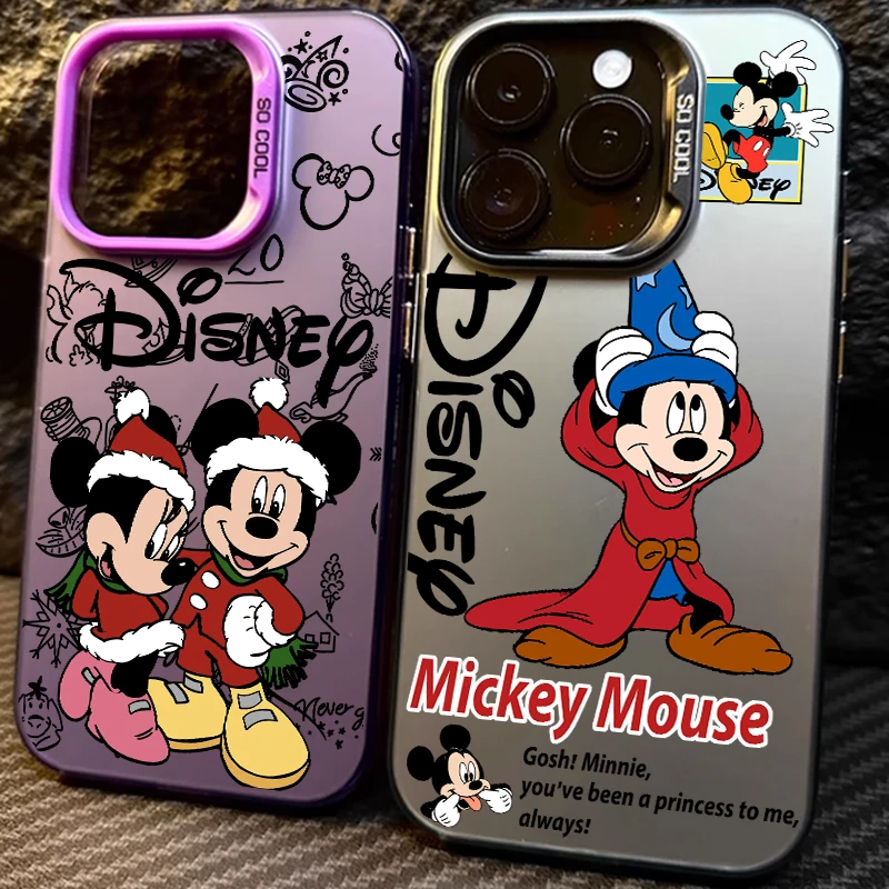 

Christmas Disney Mickey Cute For Redmi Note 13 12 12S 11 11S 11E 10 10T 10S 9C 9T Pro Plus Max Lite 5G Colorful Silver Mobile