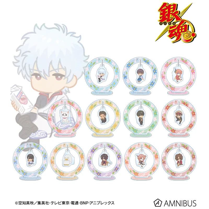 

Япония Armabianca Товары Gintama Botania Стоячий знак Жесткий держатель для карт Значки