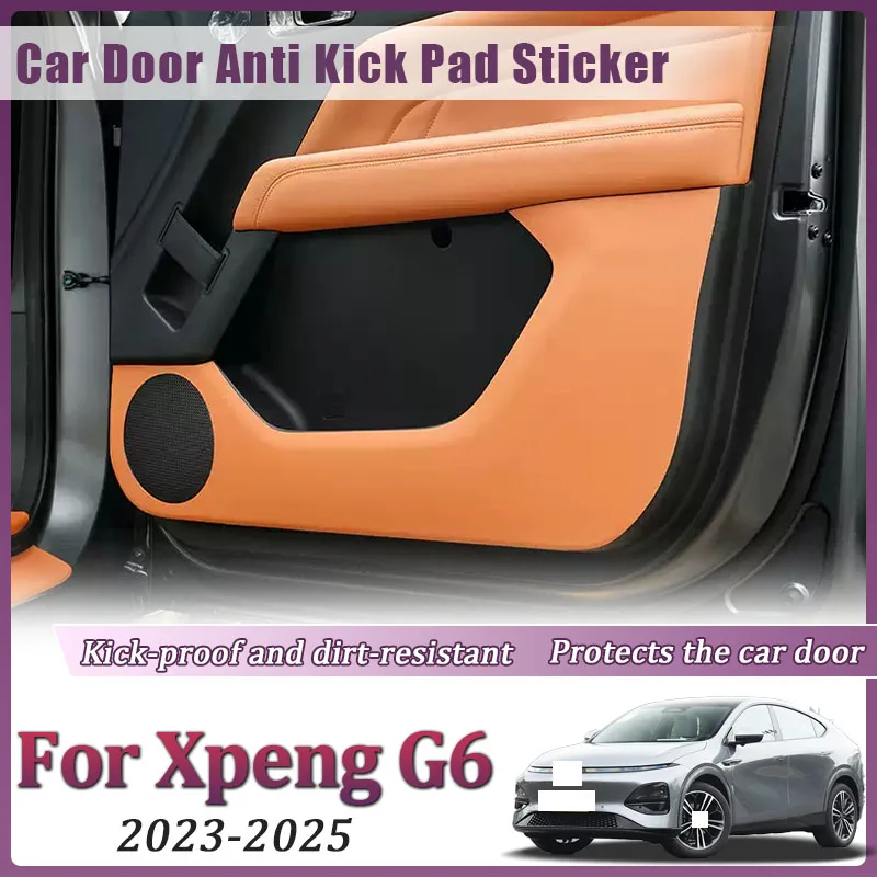 

Car Door Leather Anti Kick Pad Side Dustproof Edge Protector Film Sticker Interior Auto Accessories For Xpeng G6 2023 2024 2025