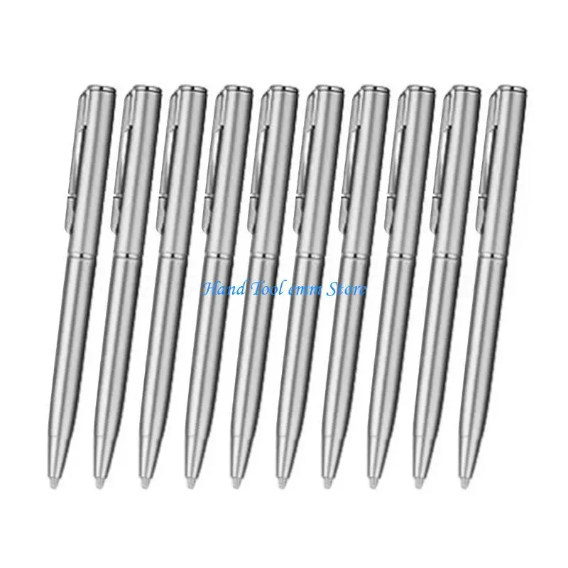 

H37F Metal Ballpoint Pen 1.0MM Tip, Write Smoohtly Office Signing Pen Black/Blue Inks