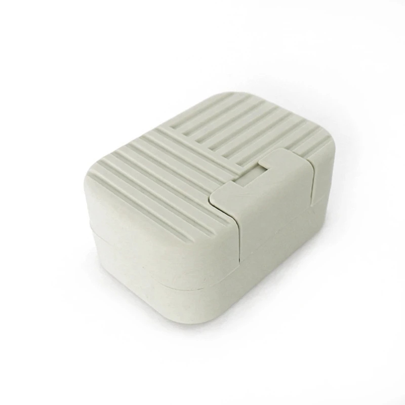 صندوق الصابون 12 قطعة صحن الصابون صندوق السفر المحمولة الصابون البلاستيك حامل الصابون حامل الصابون السفر علبة صابون الحمام طبق الصابون العملي