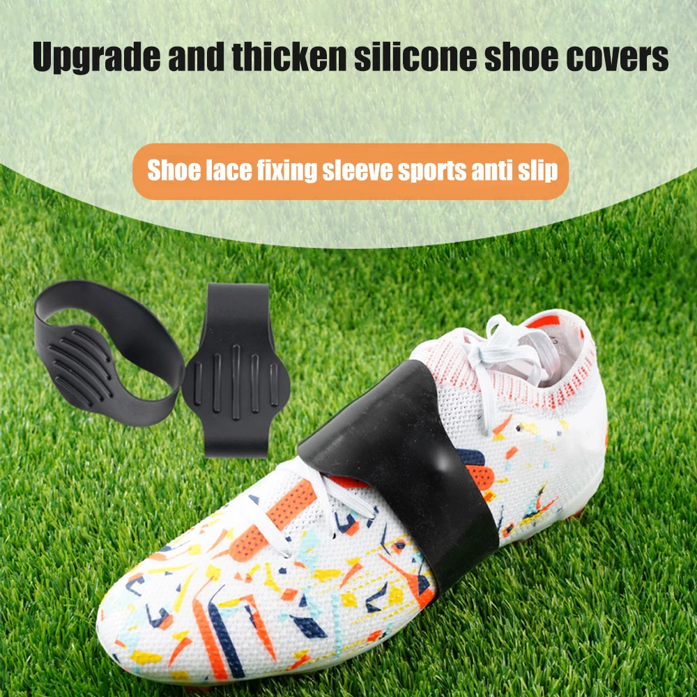 

1 пара дышащих силиконовых шнурков для футбольных бутсов с противоскользящими шпильками для тренировок и занятий спортом | Подходит для всех размеров обуви.