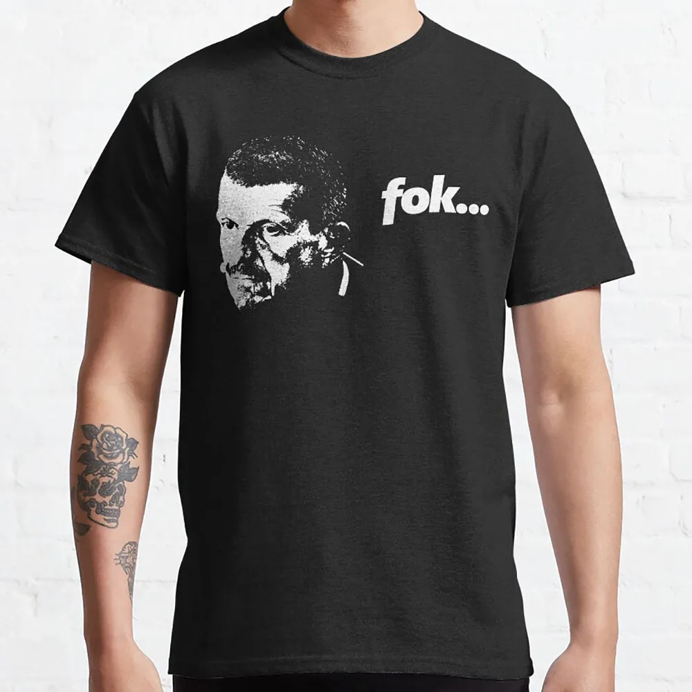 

Guenther Steiner funny Fok graphic t shirts for men F1 Gift For the racing lovers large size tops 100% cotton clothing