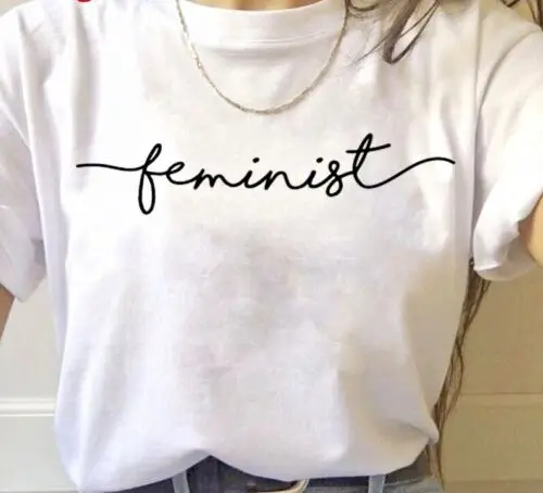 Feminist Hand Writing T Shirt - Women Rights - Feminine