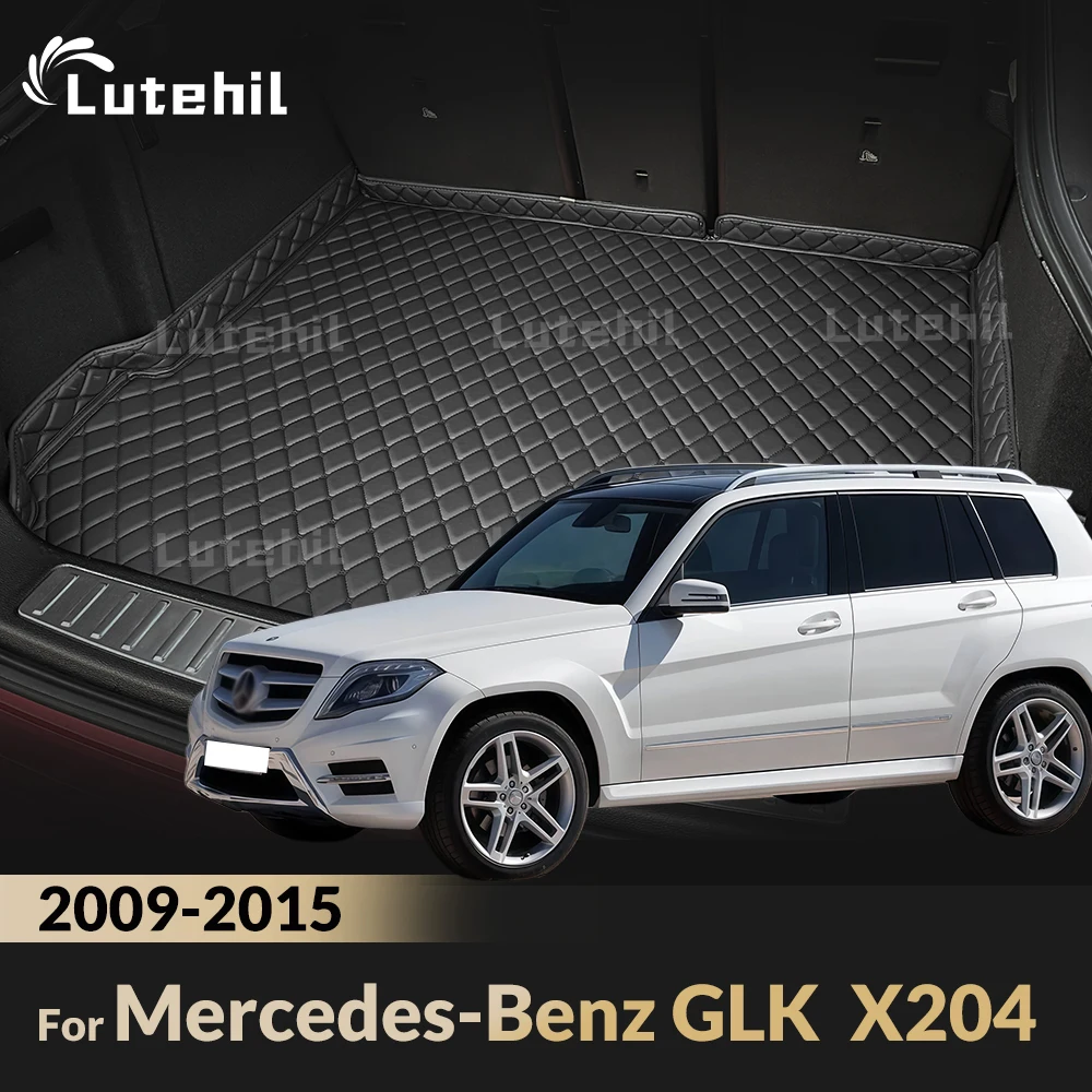 Car Trunk Mat For Mercedes-Benz GLK Class X204 2009 2010 2011 2012 2013 2014 2015 Cargo Liner Carpet Interior Accessories