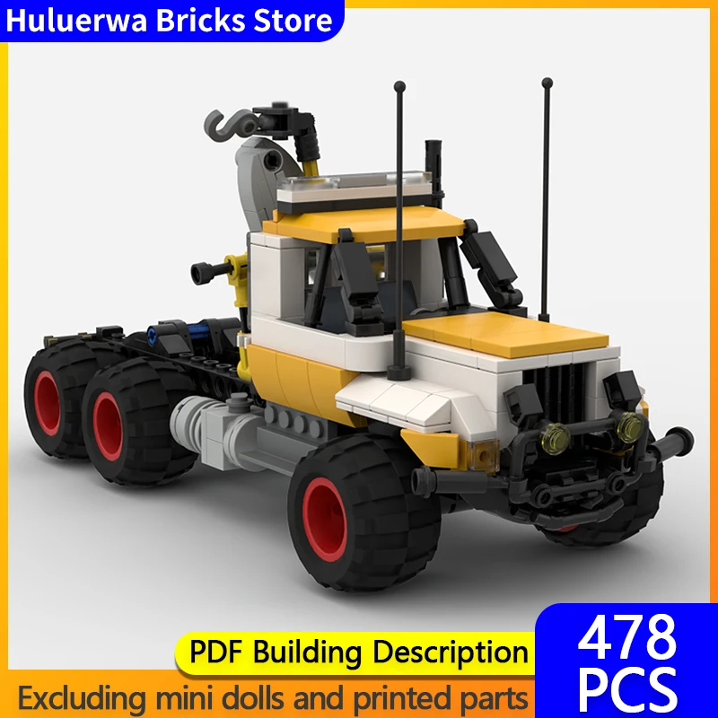 

Модель скоростного гоночного автомобиля MOC, строительные кирпичи, снегонгер, полугрузовик, модульная технология, детские праздничные подарки, сборные игрушки, костюм