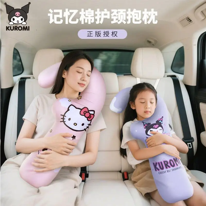 

Fashion Cartoon Hello Kittys Kuromi My Melody In-Vehicle Child Safety Pillow Long Distance Sleep Cute Good-Looking Neck Brace