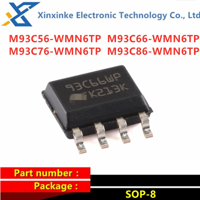 

20PCS M93C86-WMN6TP M93C76/M93C66/M93C56-WMN6TP SOP-8 93C56WP 93C66WP 93C76WP 93C86WP EEPROM IC Memory & Data Storage