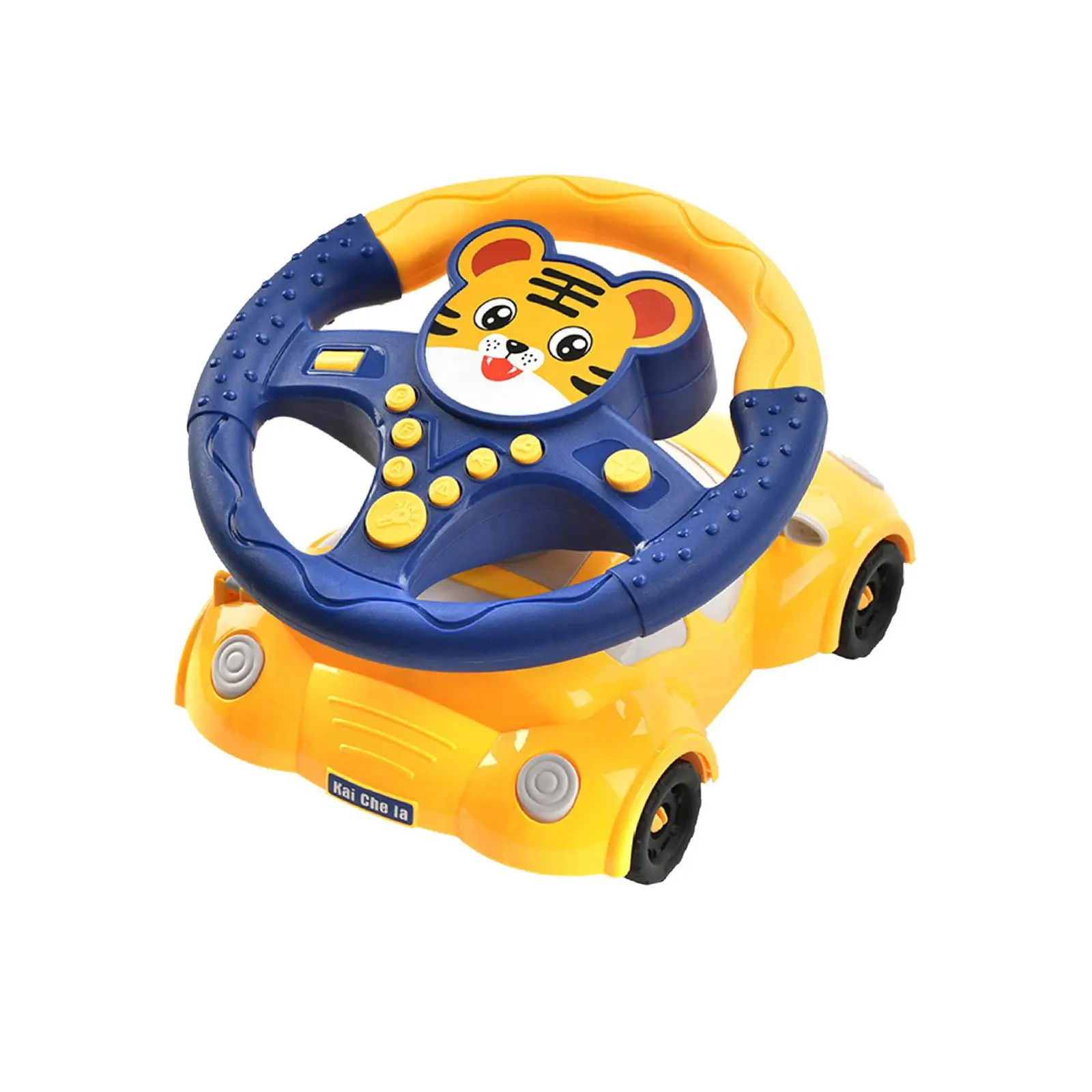 Eletric Simulation Steering Wheel Car Toy Portable Pretend Play Learning Toy Roleplay Steering Wheel Toy for boys girls