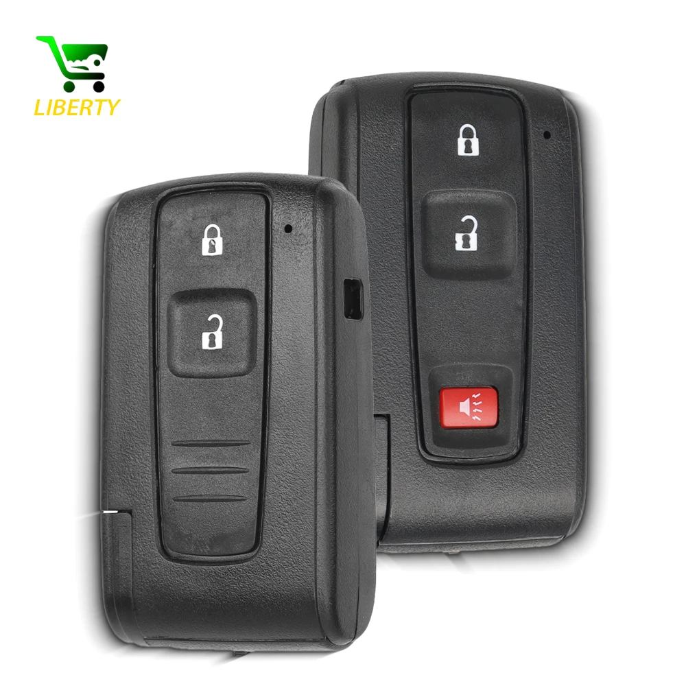 Liberty 2/3 Buttons Car Remote Key Shell For Toyota Prius 2004 2005 2006 2007 2008 2009 Corolla Verso Camry Smart Car Key Case