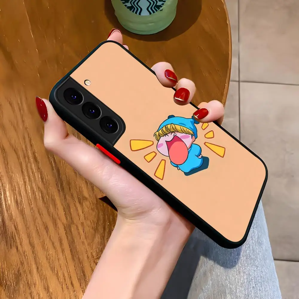 Anime M-Mirmo Phone Case For Samsung S26 S25 S22 S24 S23 S21 FE Plus Ultra Skin Feel Bumper Case
