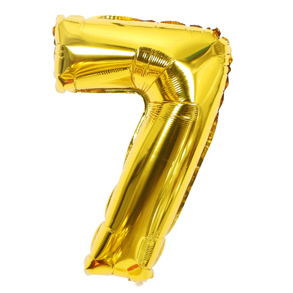 

10pcs Digital 0-9 Large Size Birthday Party Balloons Decorative Aluminium Film Number Balloons Wedding Shower Party