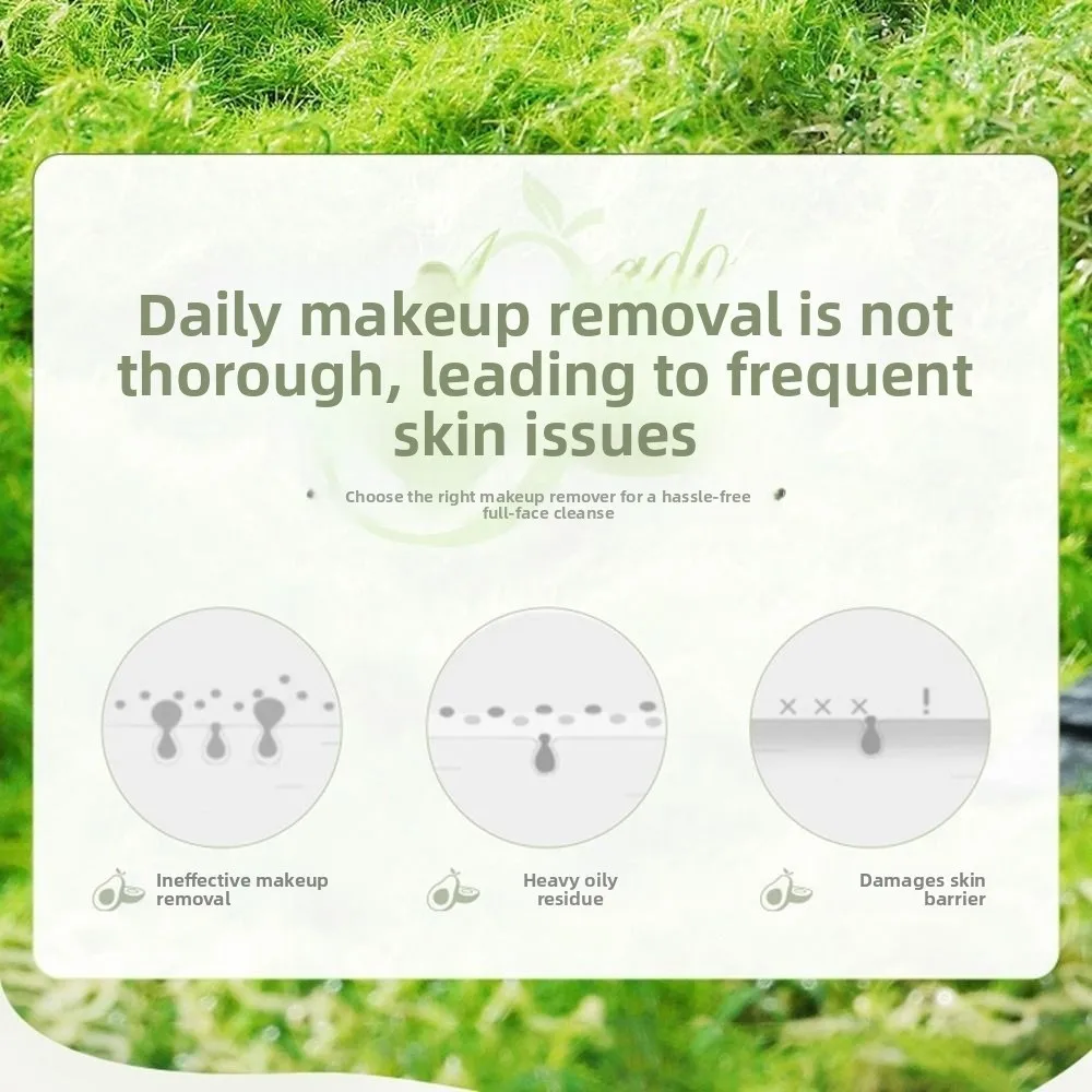 

Gentle Facial Makeup Cleaning Balm Deep Cleaning No Stimulation Makeup Remover Foam Not Greasy Fast Cleaning Removal Oil